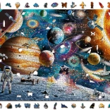 WOODEN CITY Houten puzzel Ruimte-odyssee 2-in-1, 2000 stukjes EKO