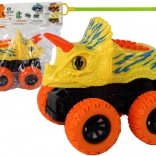 Speelgoed terreinwagen Triceratops met rubberen wielen