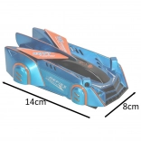 Laser RC-auto voor muur en plafond – blauw