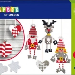 Playbox strijkkralen 3D set kerstversieringen, 4000 stuks
