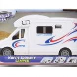 Caravan met batterijfuncties