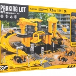 Bouwparkeerplaats met accessoires