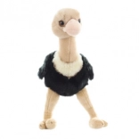 Pluchen struisvogel 33 cm