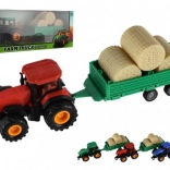 Tractor met aanhanger met vliegwiel