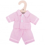 Bigjigs Toys roze pyjama voor poppen 28 cm