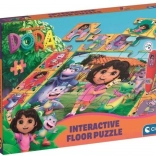 Vloerpuzzel met interactief pen DORA de ontdekkingsreizigster – 24 stukjes