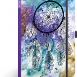 Gelijnd notitieboek met dromenvanger-motief A5