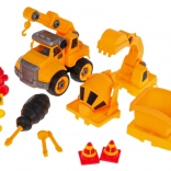 Bouwvoertuigen met accessoires