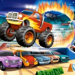 Puzzel 40 Maxi Springende Monster Truck