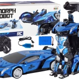 Robotische auto-transformatie R/C 1:10 Blauw gebarenbesturing