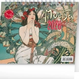 Bureaukalender Alfons Mucha 2026