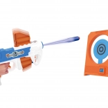 Pistool met schuimkogels en doelwit
