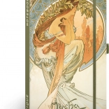 Notique notitieboek ALFONS MUCHA – Poëzie, gelijnd 13 × 21 cm