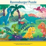 Puzzel Schattige dino's 15 stukken Ravensburger