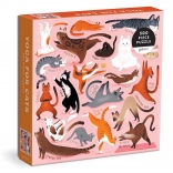 Puzzel Yoga voor Katten 500 Stukken