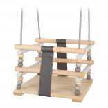 Houten schommel voor kinderen Scandinavische stijl