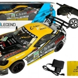 Op afstand bestuurbare sportwagen 2,4 GHz – geel