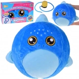 Grote pluchen bal mascotte haai 45 cm