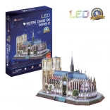 Lichtgevend 3D-puzzel Kathedraal Notre-Dame 149 stukjes