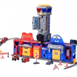 Mega Garage 2in1 Politie en Brandweer met Lift