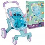 Disney Lilo & Stitch poppenwagen met pluchen STITCH van Smoby