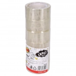 Transparante plakband 24 mm x 30 m - 6 stuks