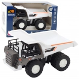 Bouwkiepwagen met metalen onderdelen en aandrijving wit