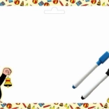 Dubbelzijdig bord A4 met stiften - Mol