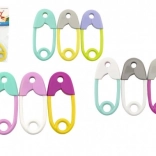 Rammelaar in de vorm van een veiligheidsspeld – mix van kleuren