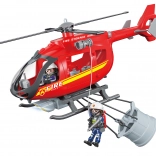 Brandweerhelikopter met effecten 38 cm