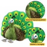 Pluchen speelgoed Elegante Pauw groen 30 cm