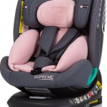 Autostoeltje CHIPOLINO Supreme i-Size 40–150 cm met ISOFIX en 360° draaibare basis – Flamingo