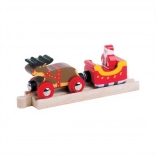 Santa’s slee met rail Bigjigs Rail