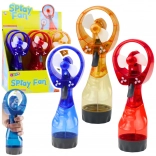 Draagbare ventilator met verstuiver op batterijen