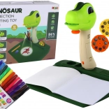 Kinderprojector om te tekenen – dinosaurus met geluiden en accessoires