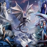 Puzzel Zilveren Draak 1500 stukjes BLUEBIRD