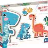 Clementoni mijn eerste puzzel dinosauriërs 4v1