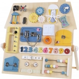 Sensorisch bord voor kinderen Huisje