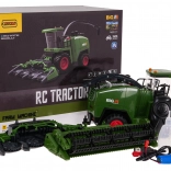 RC maaidorser 2-in-1 voor graan en maïs met lichten, geluiden en rook