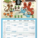 Wandplanner familiekalender Molletje 2026