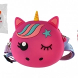 Kinder siliconen portemonnee met koord - verschillende kleuren