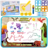 magisch watertekenmat XXL 100 × 80 cm met stempels en cijfers