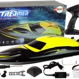 RC motorboot 2,4 GHz geel 35 km/u