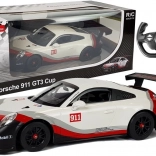 Afstandsbediening auto Porsche 911 GT3 CUP Rastar 1:14 wit
