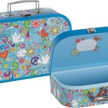 Goki set kinderkoffertjes Love & Peace, 2 stuks