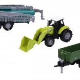 Tractor met aanhanger met licht- en geluidseffecten 17 cm