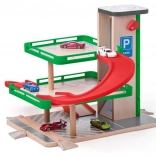 Houten garageset met SIKU autootjes