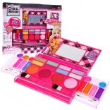 Roze make-uppalet voor kinderen 5+ met accessoires