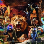 Clementoni puzzel Bijeenkomst van dieren 1500 stukjes