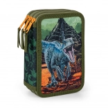 Driedelige schooletui JURASSIC WORLD zonder vulling
